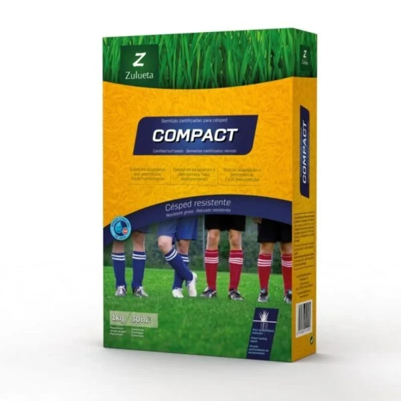 mezclas semillas cesped compact caja 1 kg zulueta