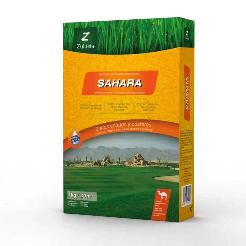 mezclas semillas cesped sahara caja 1 kg zulueta