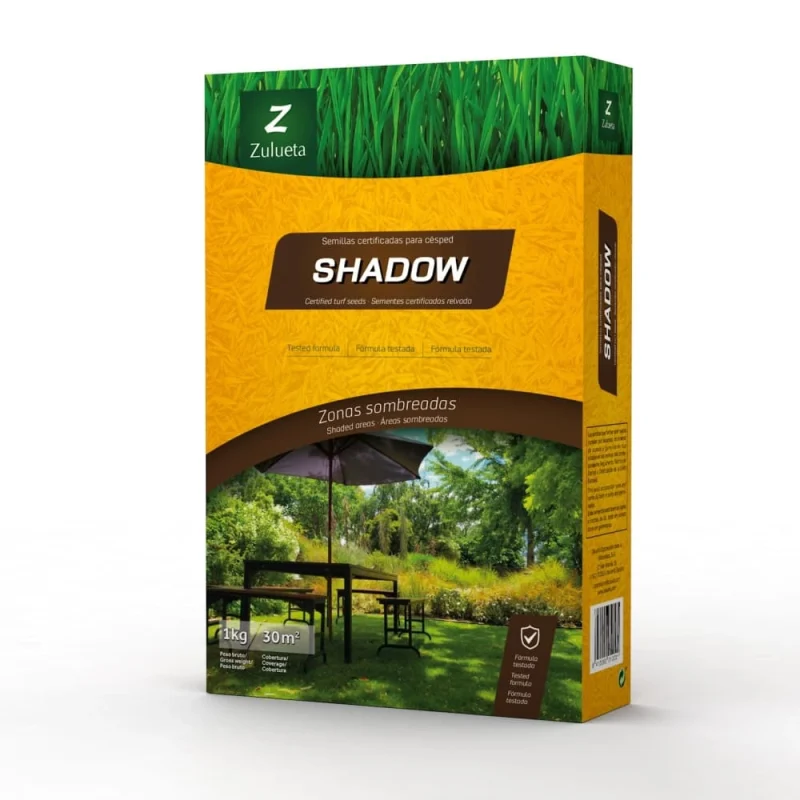mezclas semillas cesped shadow caja 1 kg zulueta