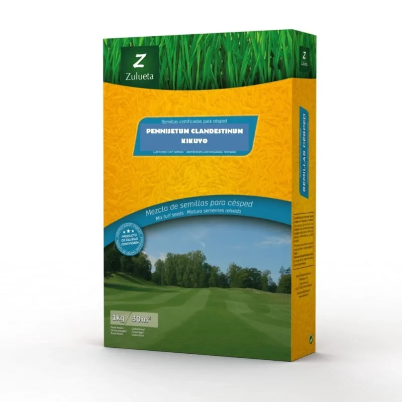semillas cesped pennisetum clandestinum kikuyo caja 1 kg zulueta